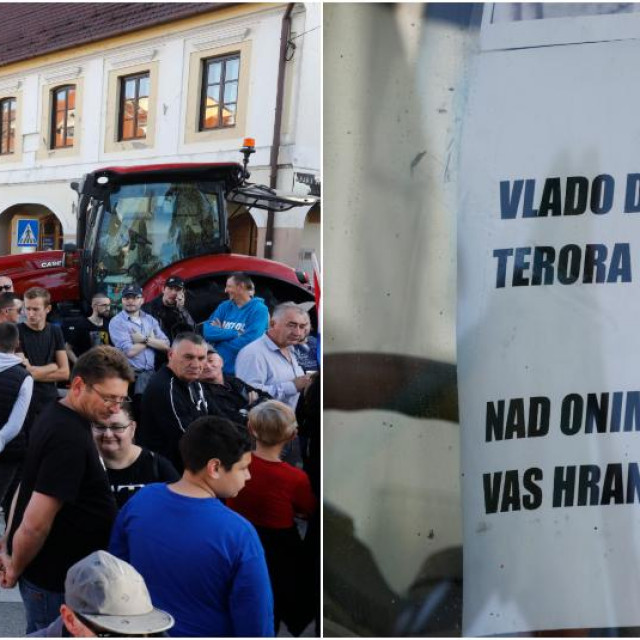 Prosvjed u Vinkovcima