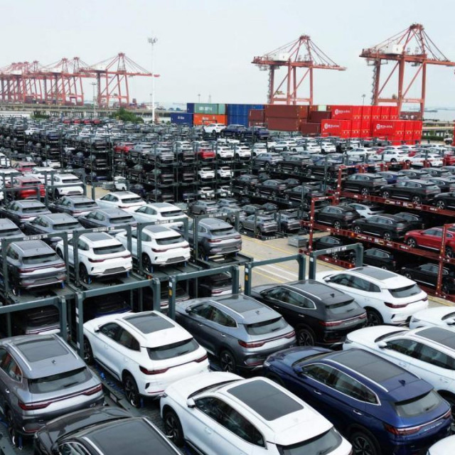 Izvoz kineskih električnih vozila (ilustracija)