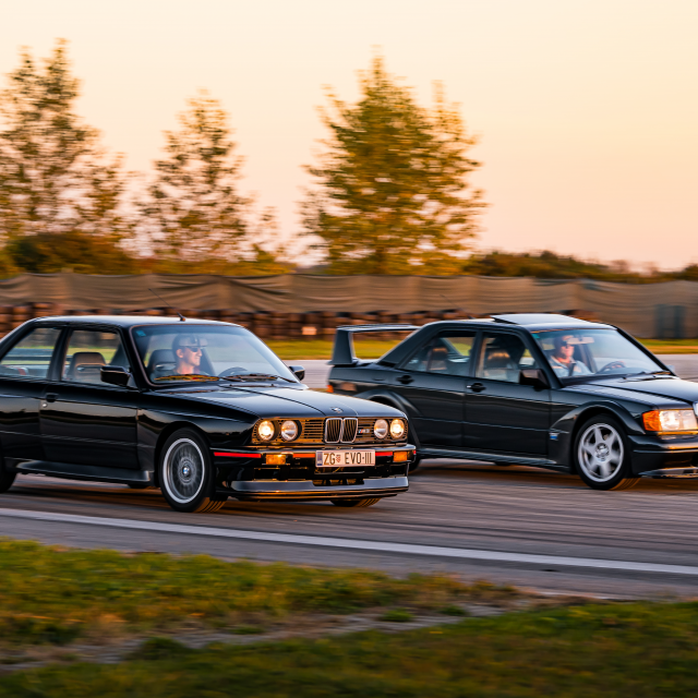 &lt;p&gt;BMW M3 EVO 3 vs. Mercedes 190E 2.5-16 EVO 2&lt;/p&gt;