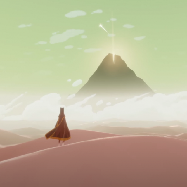 &lt;p&gt;‘Journey‘ je minimalistička pustolovna igra u kojoj igrač kontrolira tajanstvenu bezimenu figuru u odori nalik burki, a mora se popeti na vrh jedne planine u pustinji iz koje emanira svjetlost&lt;/p&gt;