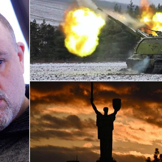 &lt;p&gt;Igor Tabak; ruska samohodna haubica MSTA-SM2 ispaljuje projektil; spomenik u Ukrajini&lt;/p&gt;
