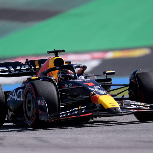 &lt;p&gt;Red Bull Racing‘s Dutch driver Max Verstappen races in the Sprint at the Autodromo Jose Carlos Pace racetrack, also known as Interlagos, in Sao Paulo, Brazil, on November 4, 2023, ahead of the Formula One Brazil Grand Prix. (Photo by DOUGLAS MAGNO/AFP)&lt;/p&gt;