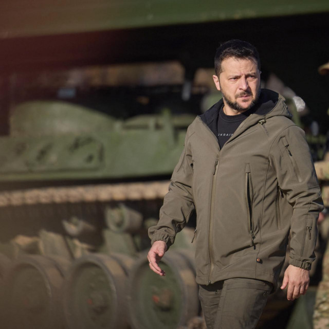 &lt;p&gt;This handout photograph taken and released by Ukrainian Presidential Press Service on November 3, 2023, shows Ukraine‘s President Volodymyr Zelensky inspecting the latest models of artillery and engineering weaponry during a visit to a training center to mark the ”Missile Forces and Artillery and the Engineering Troops” Day at an undisclosed location in Ukraine, amid the Russian invasion. (Photo by Handout/UKRAINIAN PRESIDENTIAL PRESS SERVICE/AFP)/XGTY/XGTY/RESTRICTED TO EDITORIAL USE - MANDATORY CREDIT ”AFP PHOTO/Ukrainian Presidential Press Service ” - NO MARKETING NO ADVERTISING CAMPAIGNS - DISTRIBUTED AS A SERVICE TO CLIENTS&lt;/p&gt;