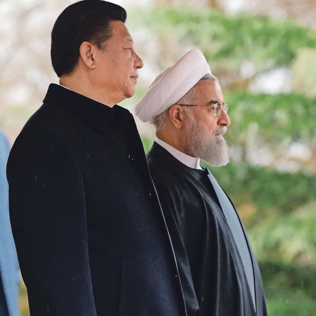 Iranski predsjednik u razdoblju od 2013. do 2021. godine Hassan Rouhani i predsjednik Kine Xi Jinping u Teheranu početkom 2016.