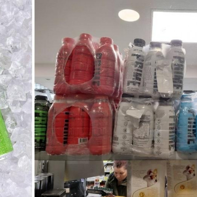 Lijevo je piće koje je nedozvoljeno u Hrvatskoj, a desno ono koje se smije prodavati