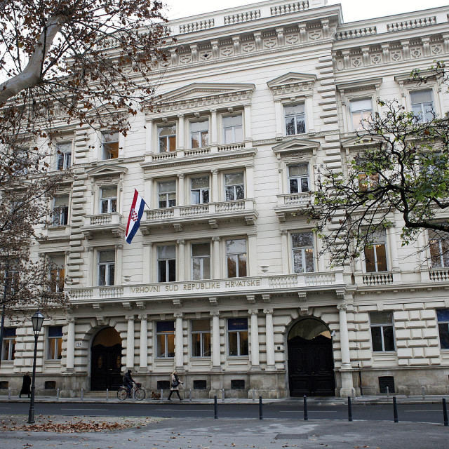 Zgrada Vrhovnog suda na zagrebačkom Zrinjevcu