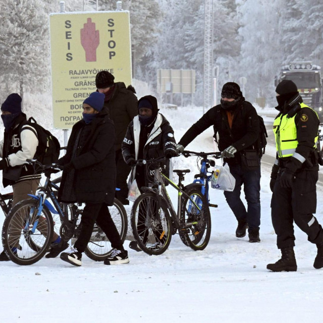 &lt;p&gt;Migranti na finsko-ruskoj granici&lt;/p&gt;