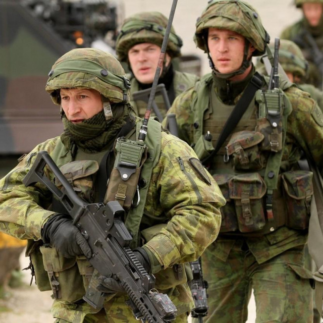 NATO vježba, na slici litvanski vojnici