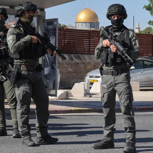 Izraelske snage sigurnosti u istočnom Jeruzalemu