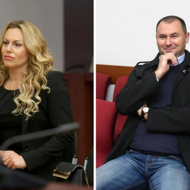 Bivša bankarica Jasmina Bilonić i fra Šime Nimac na suđenju