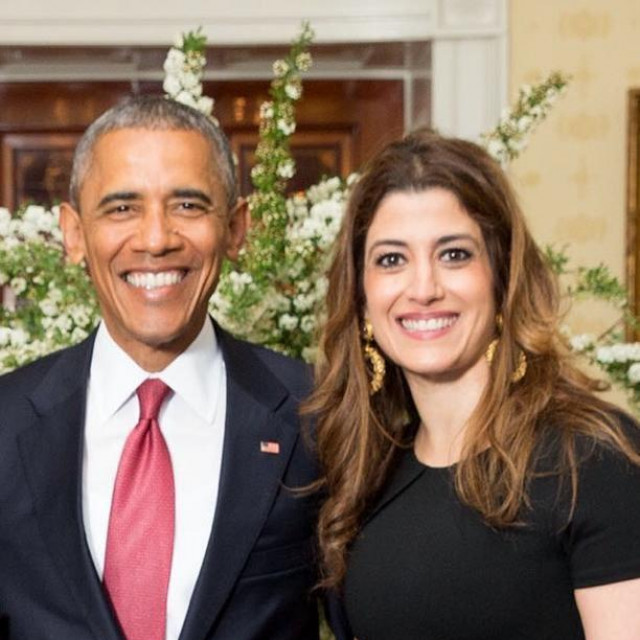 Barack Obama i Nathalie Rayes