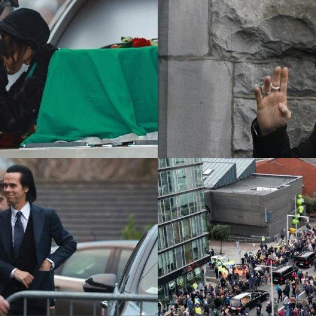 &lt;p&gt;Supruga Shanea MacGowana Victoria Mary Clarke; Johnny Depp; Nick Cave; pogrebna procesija u Dublinu&lt;/p&gt;