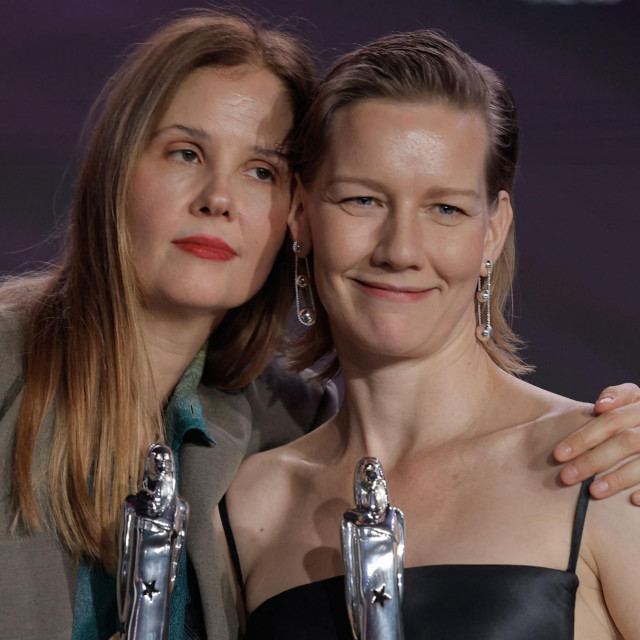 Redateljica Justine Triet i glumica Sandra Hueller, osvojile su nagradu za ”Anatomiju pada”