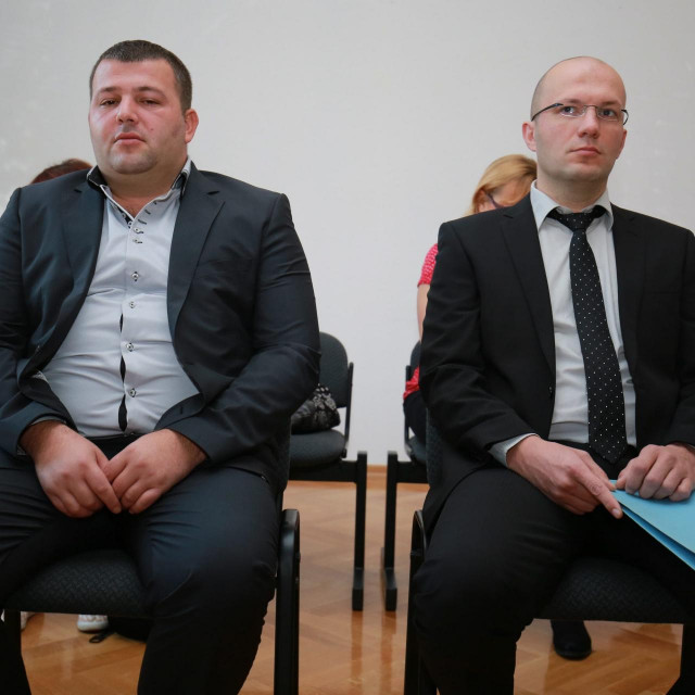 Damir Handanović i Davor Čizmok u sudnici