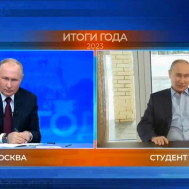 &lt;p&gt;Vladimir Putin u razgovoru sa svojim ‘dvojnikom‘&lt;/p&gt;