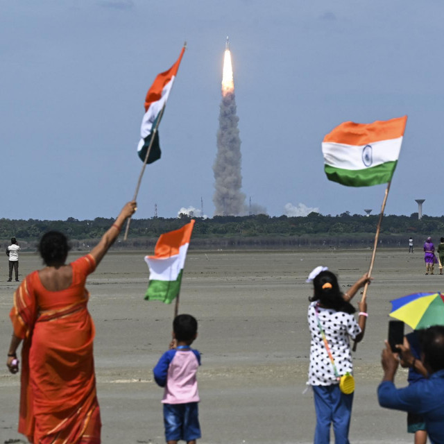 &lt;p&gt;Raketa koja nosi indijsku letjelicu Chandrayaan-3&lt;/p&gt;