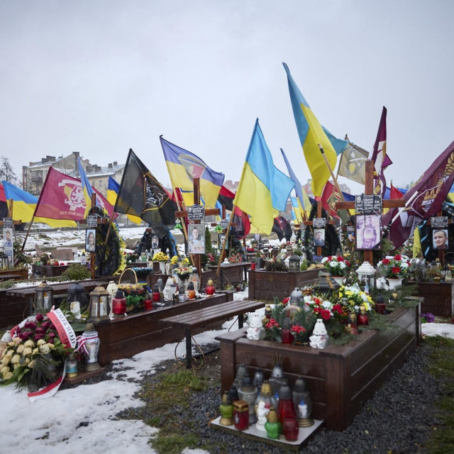 Grobovi ukrajinskih vojnika