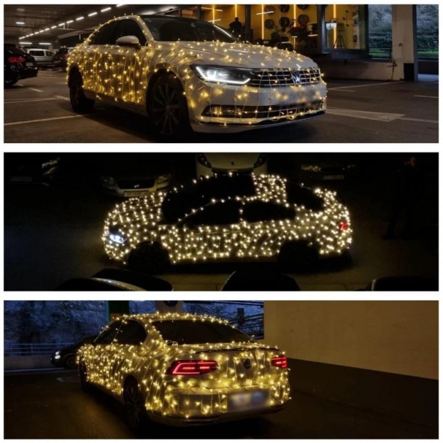 Okićen i osvijetljen VW Passat