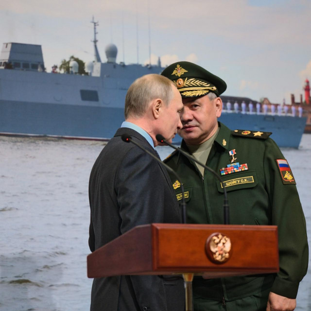 Vladimir Putin i Sergej Šojgu, ruski ministar obrane