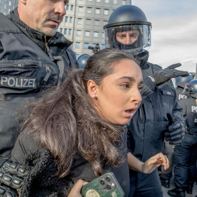Policijske intervencije u Berlinu prilikom propalestinskih prosvjeda