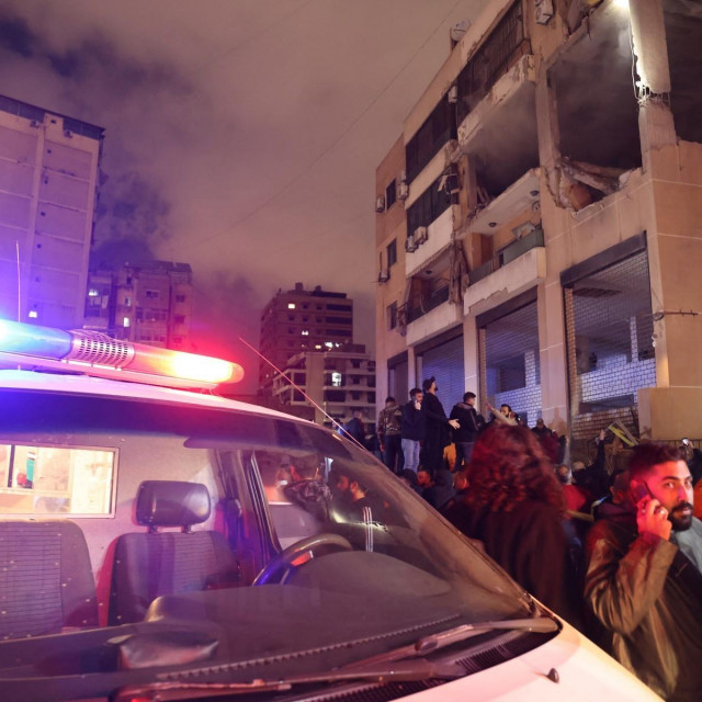 Mjesto eksplozije u Bejrutu