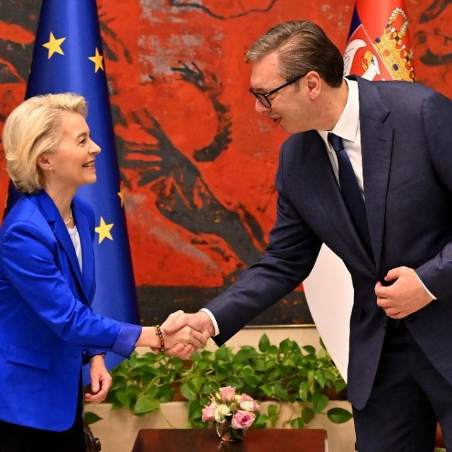 Ursula Von der Leyen i Aleksandar Vučić