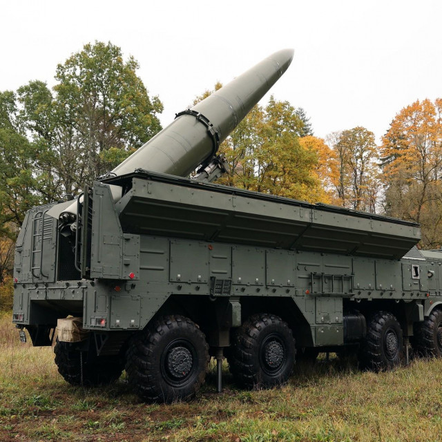 &lt;p&gt;9K720 Iskander-M raketni sustav koji može ispaljivati balističke projektile s nuklearnom bojnom glavom&lt;/p&gt;