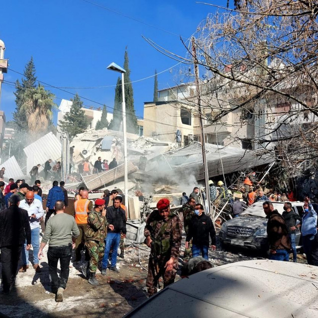 Posljedice bombardiranja Damaska