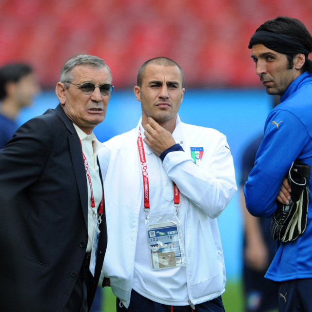 Luigi ‘Gigi‘ Riva (lijevo), Fabio Cannavaro i Gianluigi Buffon