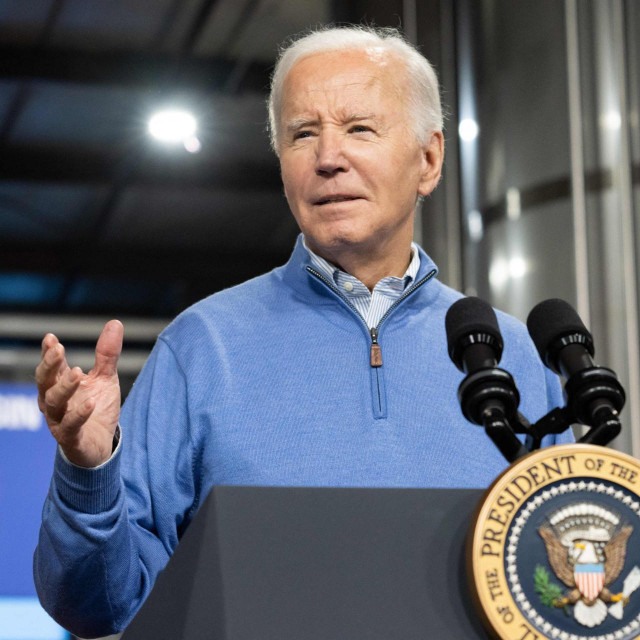 &lt;p&gt;Predsjednik Joe Biden govori o svojim planovima Investing in America i Bipartisan Infrastructure u Earth Rider Brewery u Superioru, Wisconsin, 25. siječnja 2024.&lt;/p&gt;