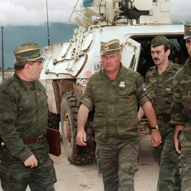 Ratko Mladić 1993. u Sarajevu
