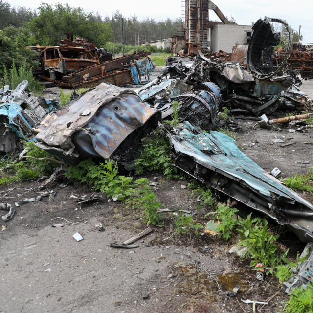 Ostaci srušenog ruskog Suhoja Su-34 (arhivska fotografija)