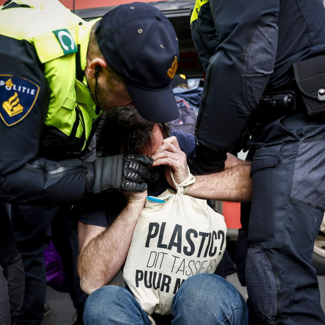 Prosvjed klimatskih aktivista u Haagu