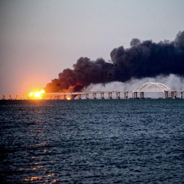Incident podsjeća na eksploziju na Krimskom mostu u listopadu 2022., za koju Moskva optužuje Kijev.