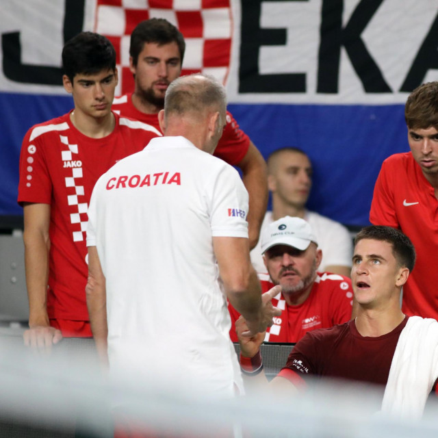 &lt;p&gt;Dvoboja Davis Cupa između Hrvatske i Belgije u Varaždinu&lt;/p&gt;
