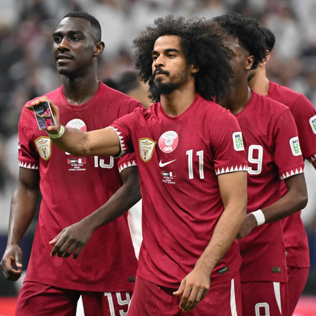 Akram Afif i igrači Katara