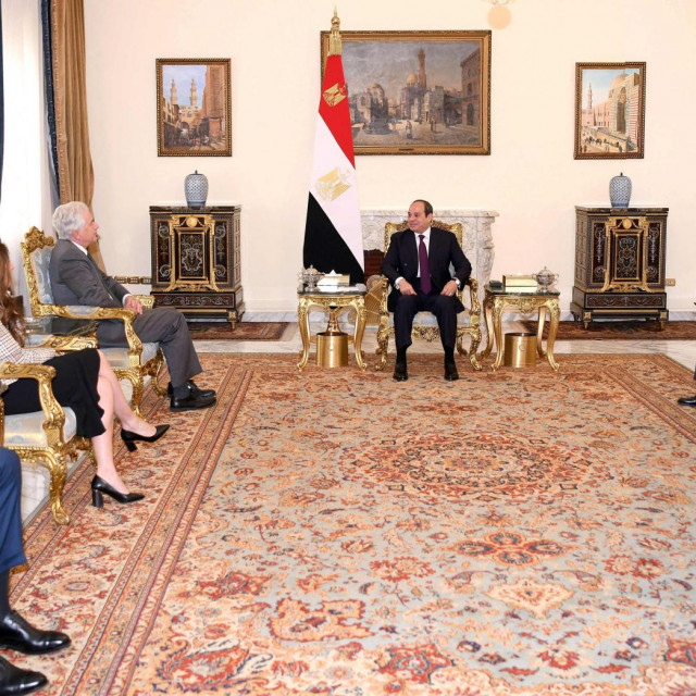 &lt;p&gt;Egipatski predsjednik Abdel Fattah al-Sisi i šef CIA-e William Burns&lt;/p&gt;