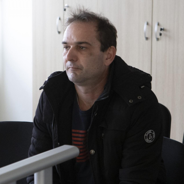 Kristijan F. na suđenju na Županijskom sudu u Velikoj Gorici
