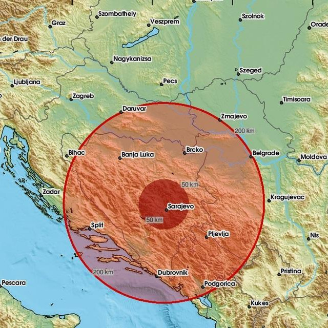 &lt;p&gt;Novi je potres, drugi u danu, pogodio Sarajevo oko 18 sati&lt;/p&gt;