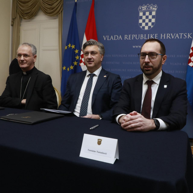 &lt;p&gt;Kutleša, Plenković i Tomašević&lt;/p&gt;