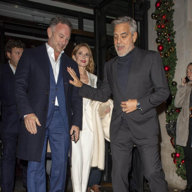 Christian Horner, Geri Halliwell i George Clooney