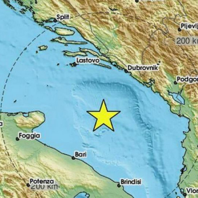 Potres u Jadranskom moru