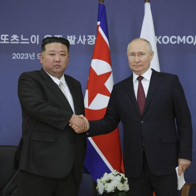 &lt;p&gt;Kim Jong-un i Vladimir Putin tijekom sastanka koji se održao u rujnu 2023. godine&lt;/p&gt;