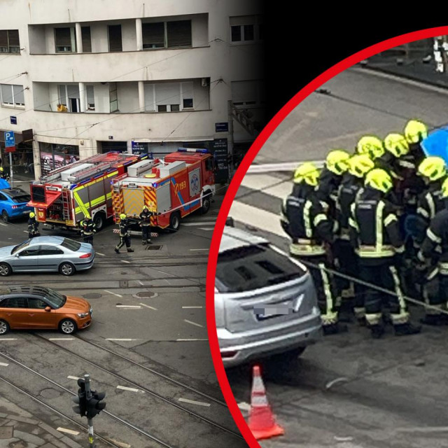 Nesreća na križanju Zvonimirove i Šubićeve ulice u Zagrebu 