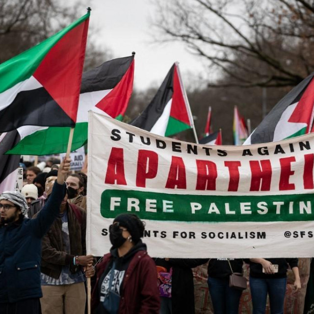 Prosvjed za prava Palestinaca u Washingtonu