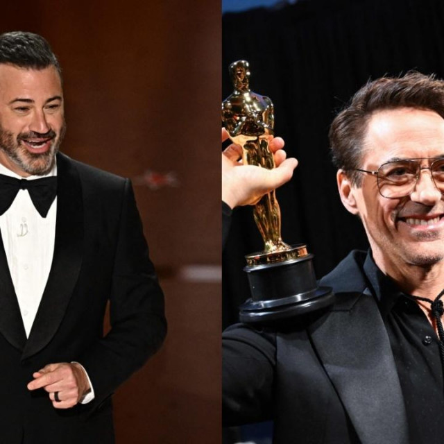Jimmy Kimmel i Robert Downey Jr.