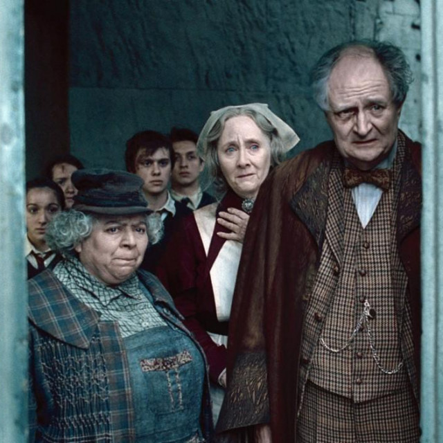 Miriam Margolyes, Gemma Jones, Jim Broadbent, David Bradley u filmu o Harryju Potteru