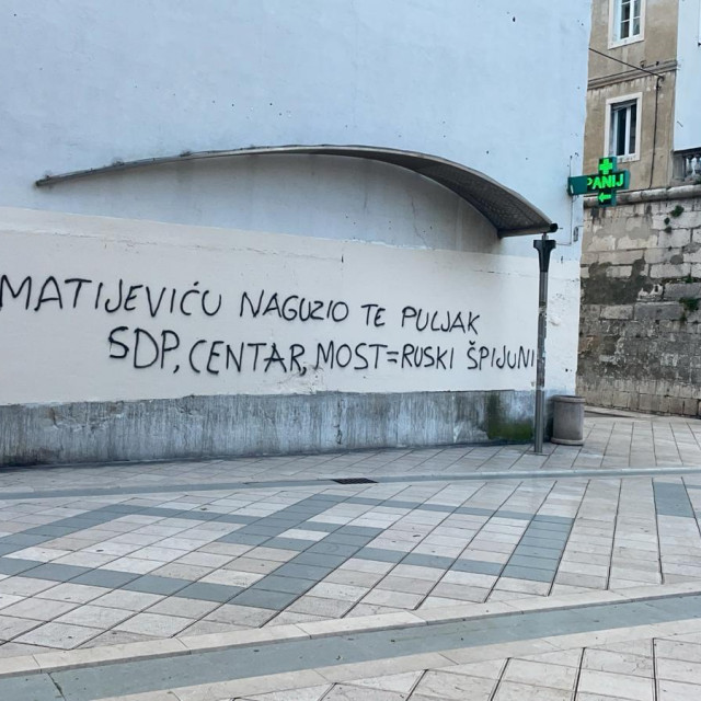 Novi grafiti osvanuli u Splitu