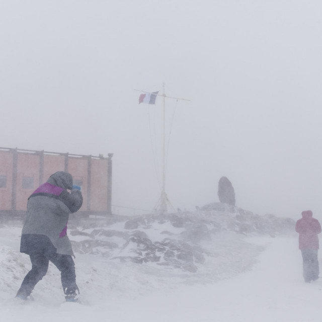 Snježna oluja, istraživačka baza na Antarktici (ilustrativna fotografija)