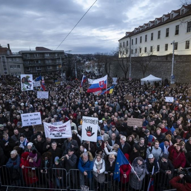 Prosvjed u Bratislavi/Arhivska fotografija